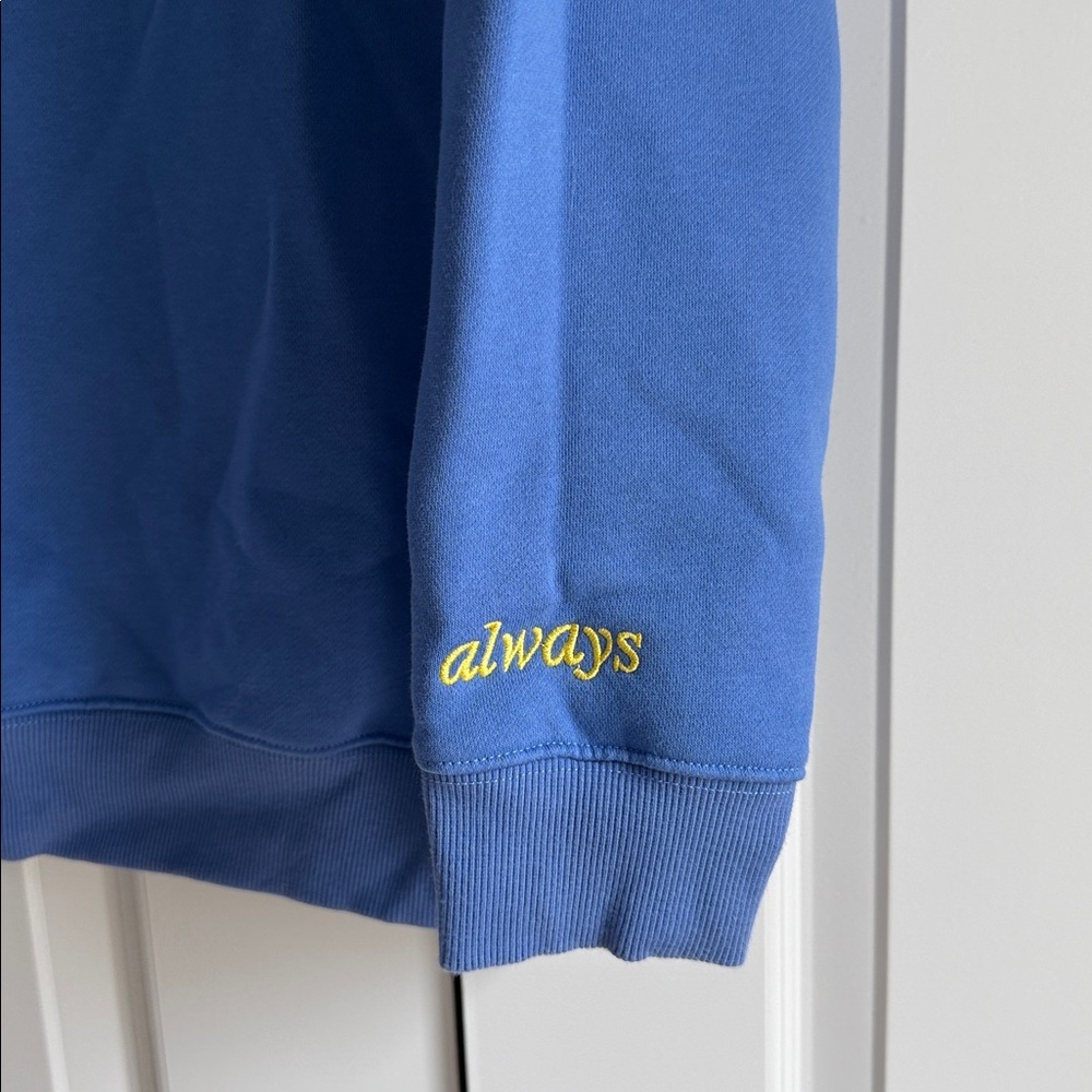 THE MAYFAIR GROUP EMPATHY ALWAYS SWEATSHIRT BLUE ONE SIZE S/M - Picture 6 of 8